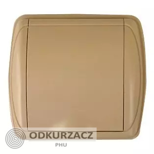 Gniazdo plastikowe DUE beżowe