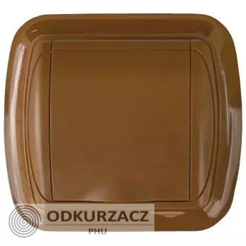 Gniazdo plastikowe UNO jasny brąz