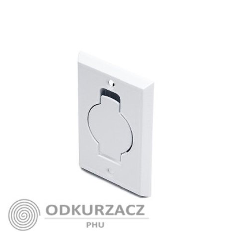 Gniazdo ssące ścienne metalowe standard białe Gniazdo ssące ścienne metalowe standard białe